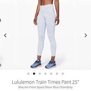 Lululemon Train Times Pant 25" - NWT